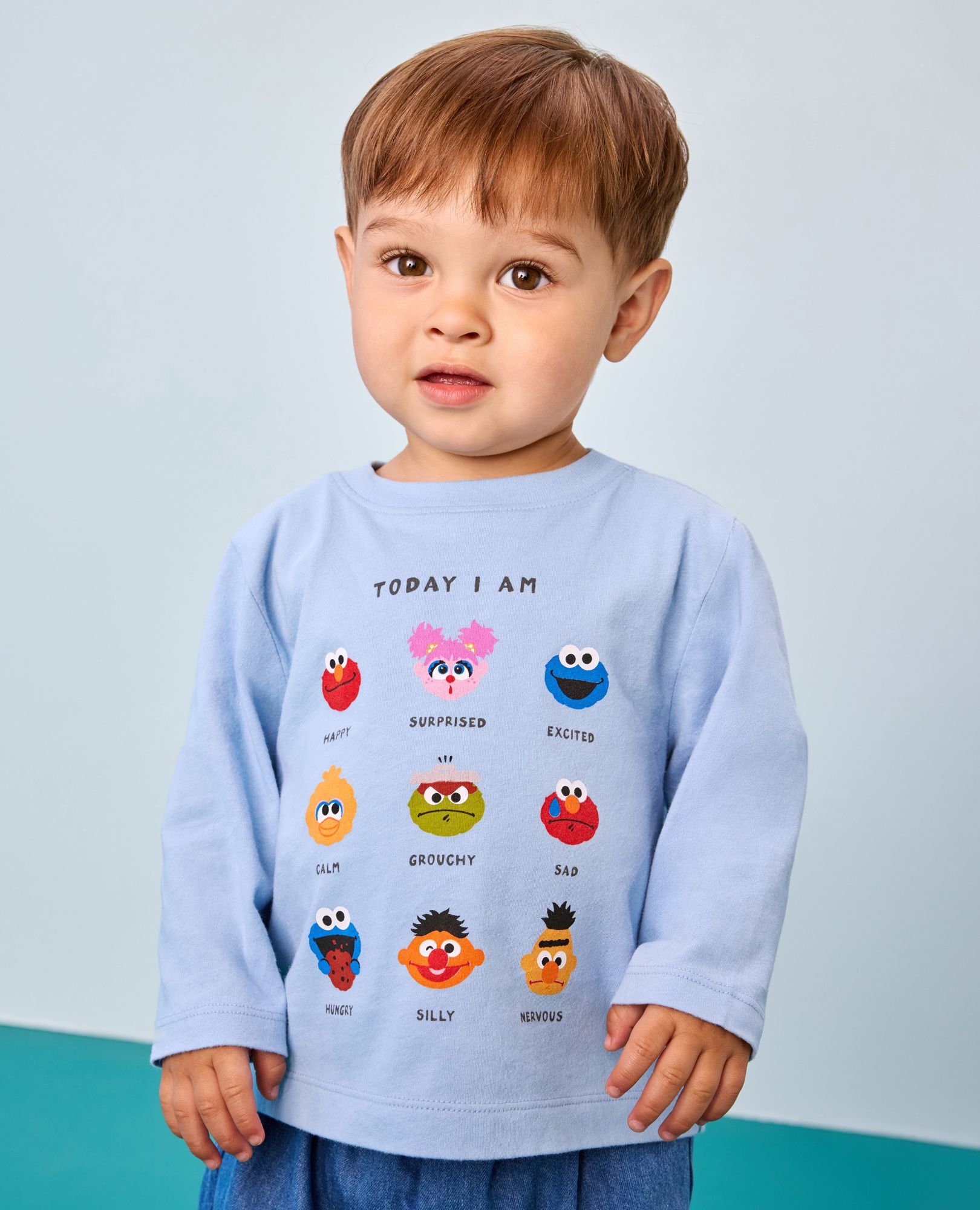 Sesame Street Relaxed Fit Long Sleeve Tee