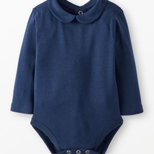 Baby Long Sleeve Collared Bodysuit