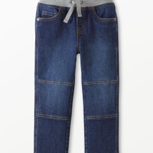Slim Fit Denim Pull-On Pants