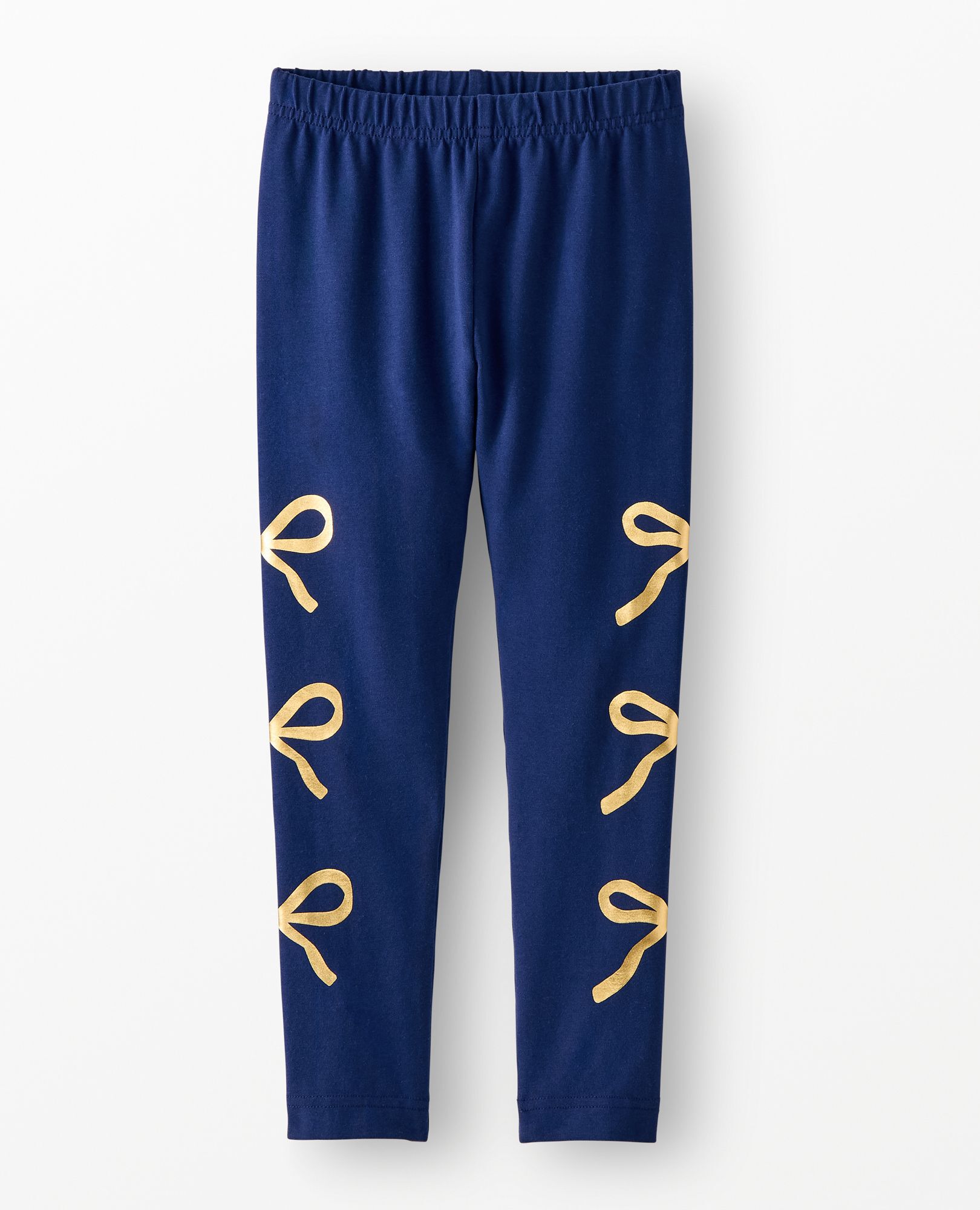 Metallic Bow Leggings