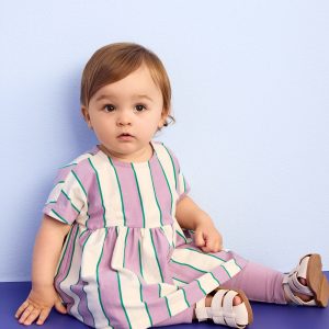 Baby Dolman Sleeve Dress & Leggings Set