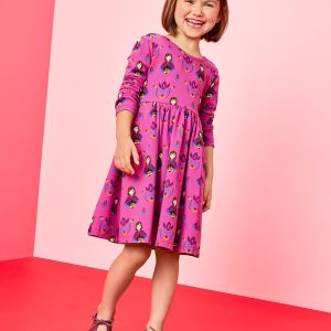 Disney Frozen Long Sleeve Skater Dress with Pockets