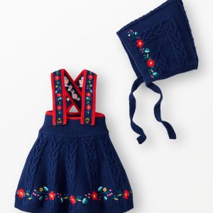 Baby Sweater Dress & Hat Set