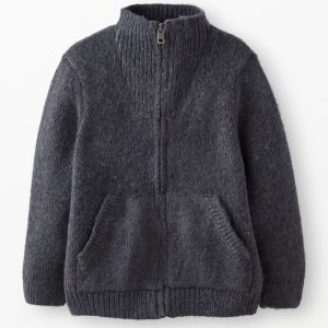 Heathered Zip Up Sweater
