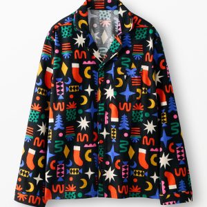 Adult Holiday Flannel Pajama Top