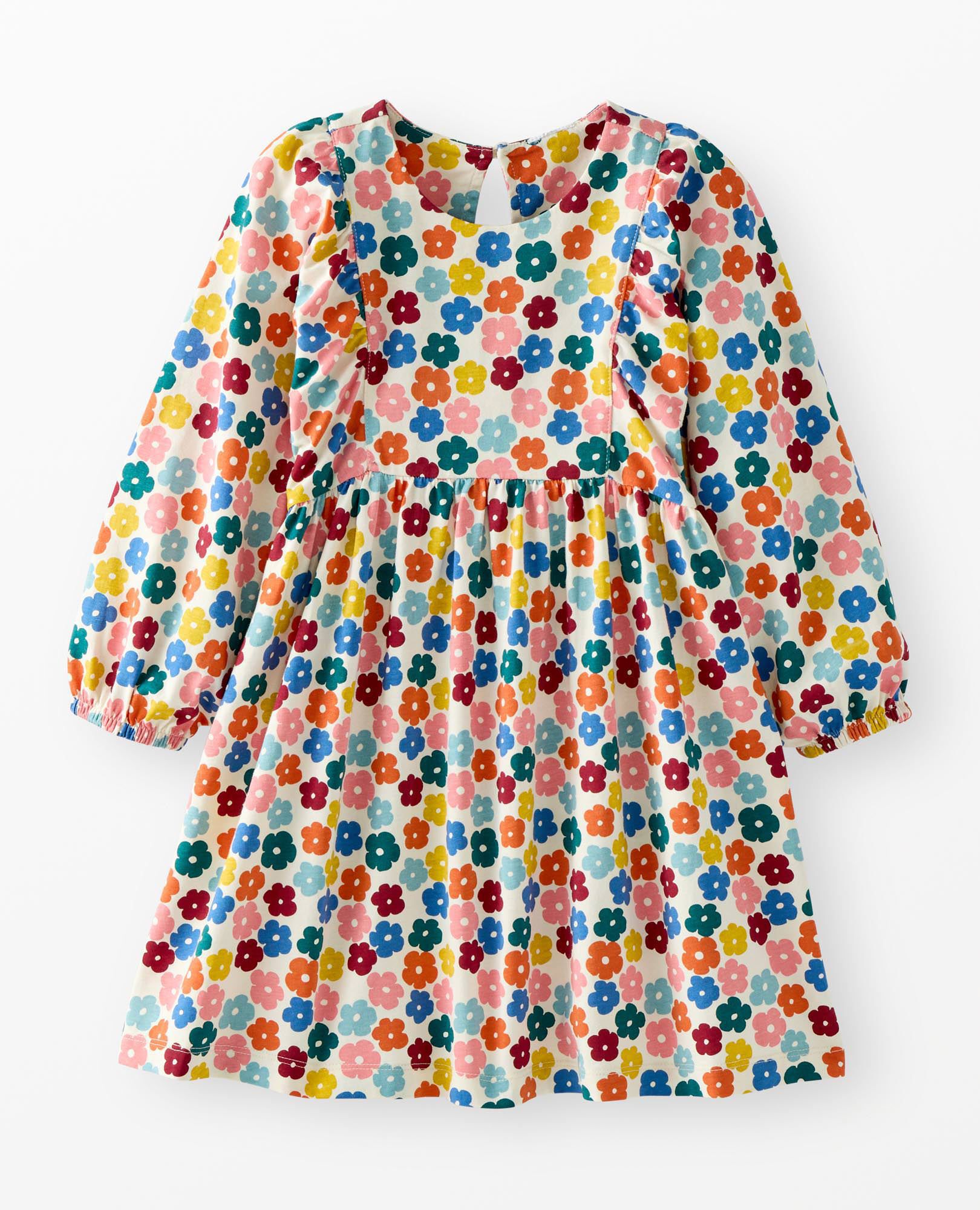 Balloon Sleeve Dress with Pockets