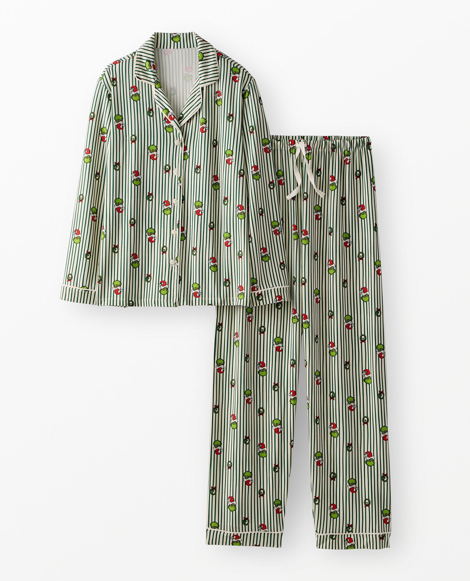 Women's Dr. Seuss Grinch Long Sleeve HannaSoft? Pajama Set