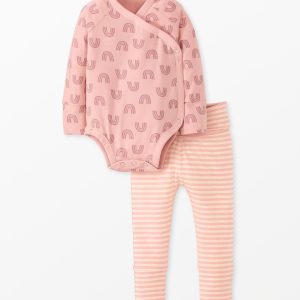 Baby Layette Wrap Top & Wiggle Pants in HannaSoft?
