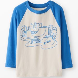 Relaxed Fit Graphic Baseball T-Shirt