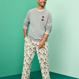 Adult Elephant & Piggie Holiday Flannel Pajama Pants