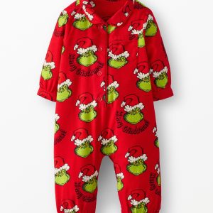 Dr. Seuss Grinch Flannel Sleeper