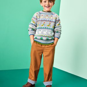 Canvas Pull-On Lined Pants