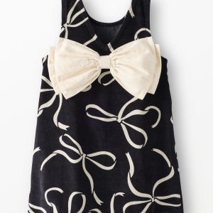 Sleeveless Velvet Bow Back Jumper