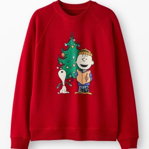 Adult Peanuts Holiday French Terry Sweatshirt