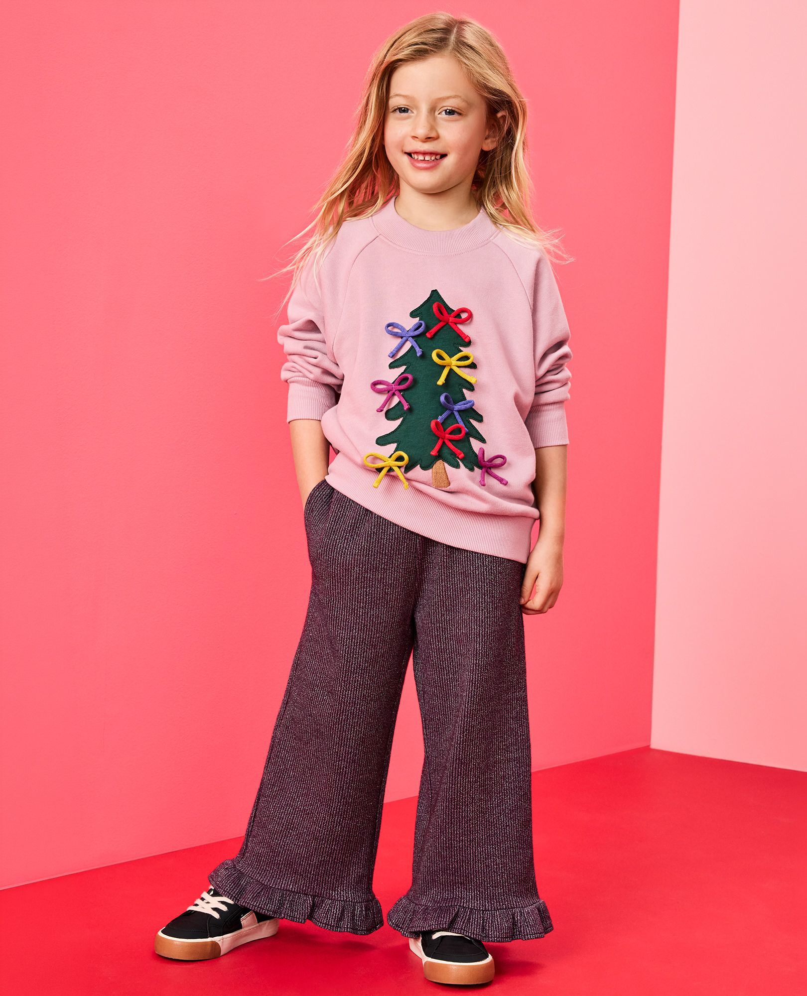 Sparkle Wide Leg Pants