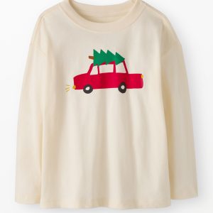 Holiday Long Sleeve Relaxed Fit Graphic T-Shirt
