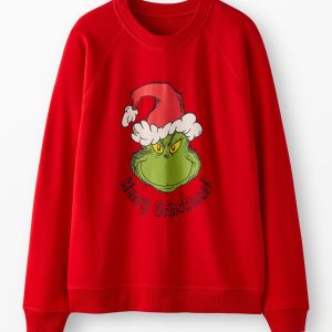 Adult Dr. Seuss Grinch French Terry Sweatshirt