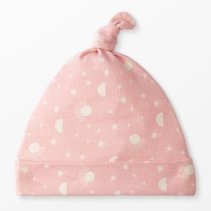 Baby Layette Top Knot Beanie