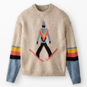 Adult Ski Graphic Sweater
