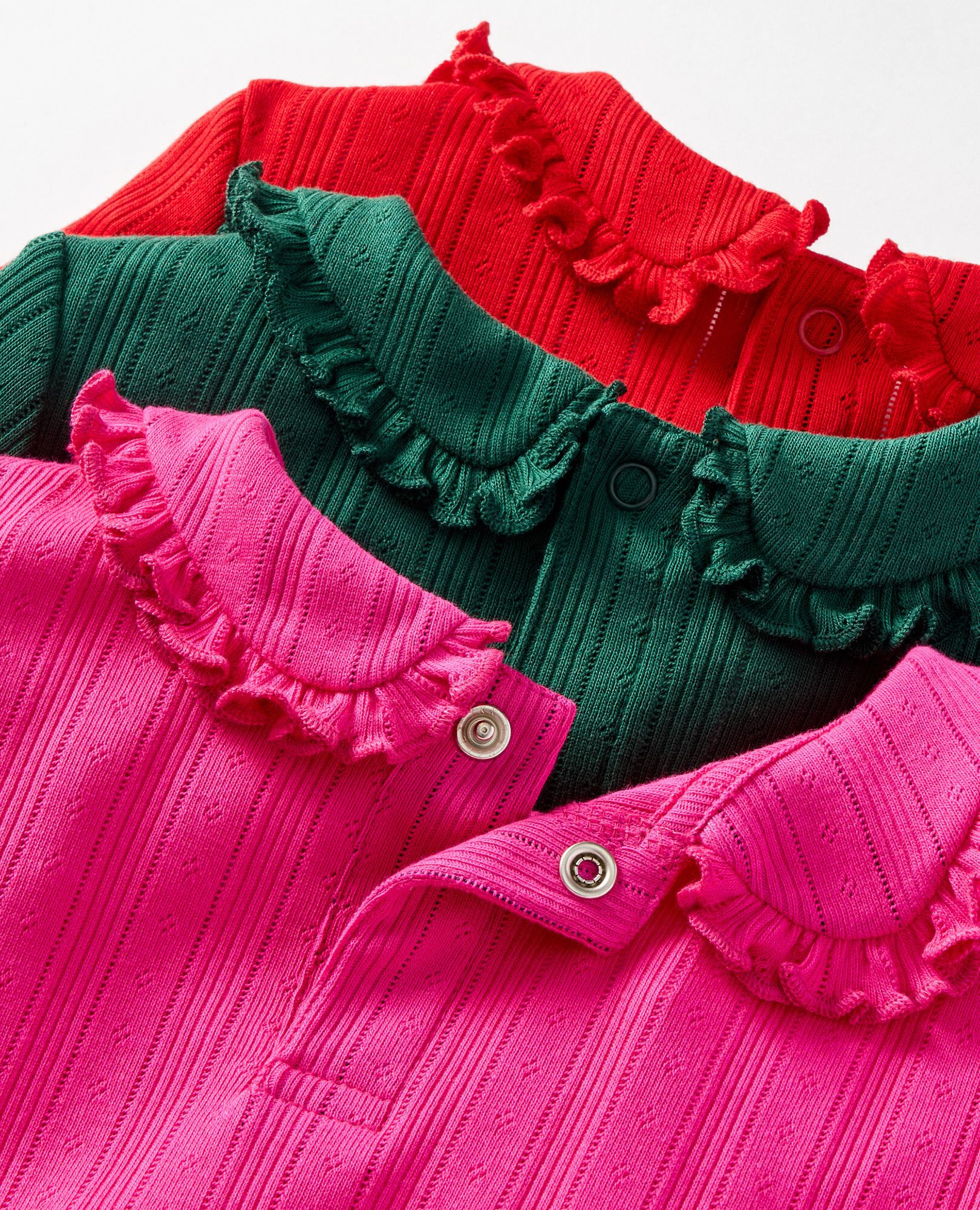 Long Sleeve Collared Pointelle Dress with Pockets - Image 5