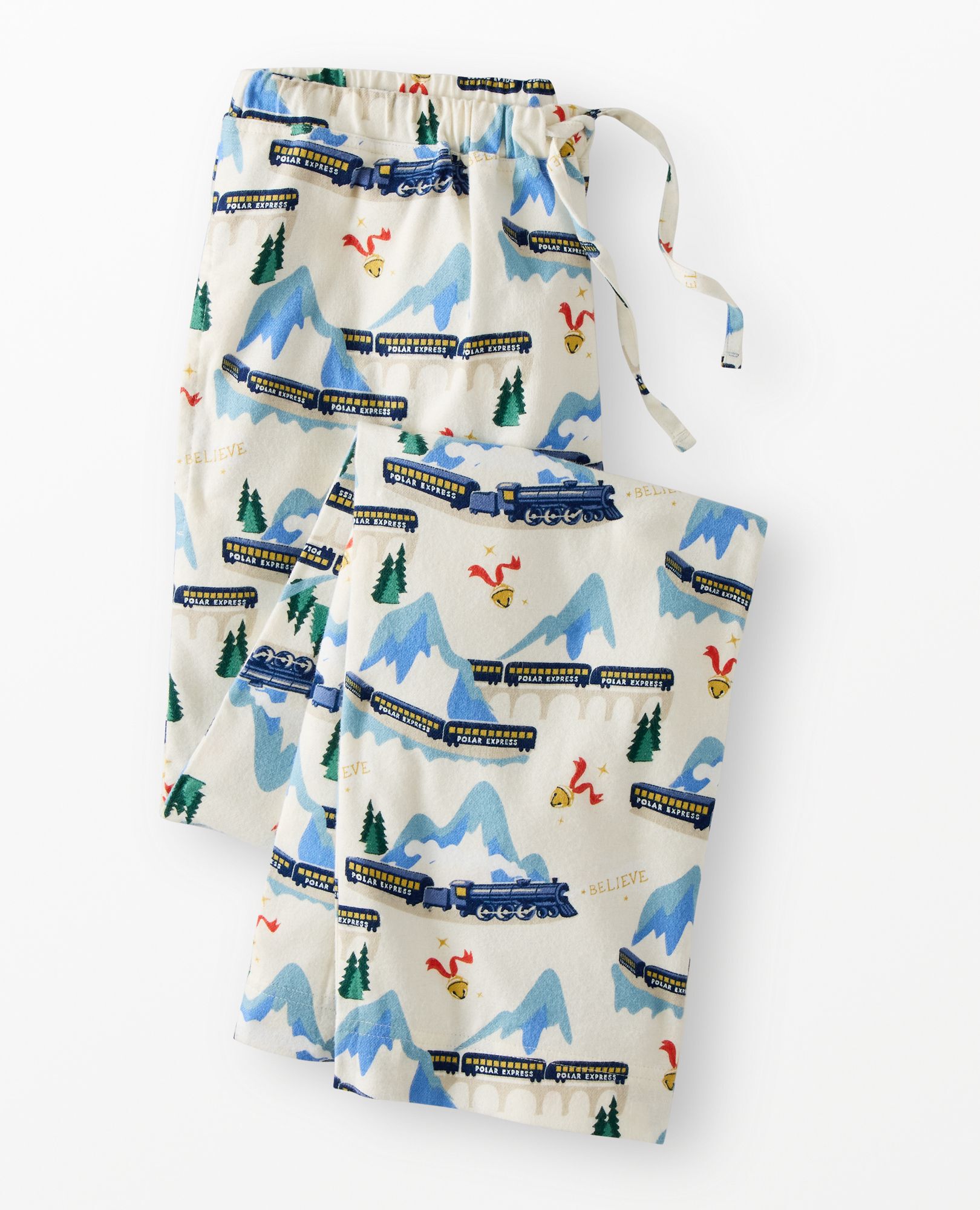 Adult The Polar Express Flannel Pajama Pants - Image 6