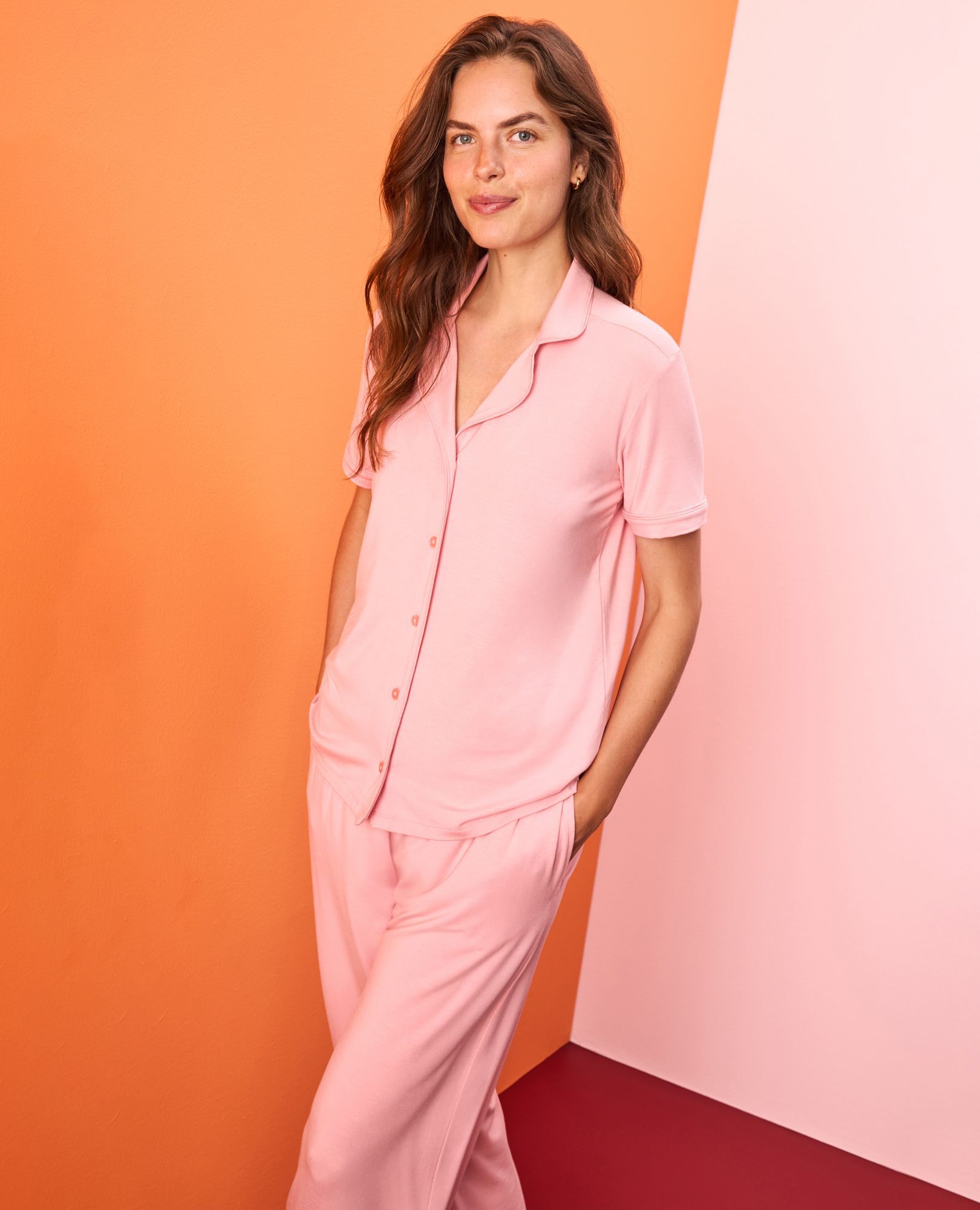 Women's Short Sleeve HannaSoft? Pajama Set