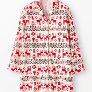 Women's Holiday Flannel Nightshirt