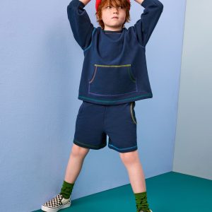 French Terry Sweatshirt & Shorts Set