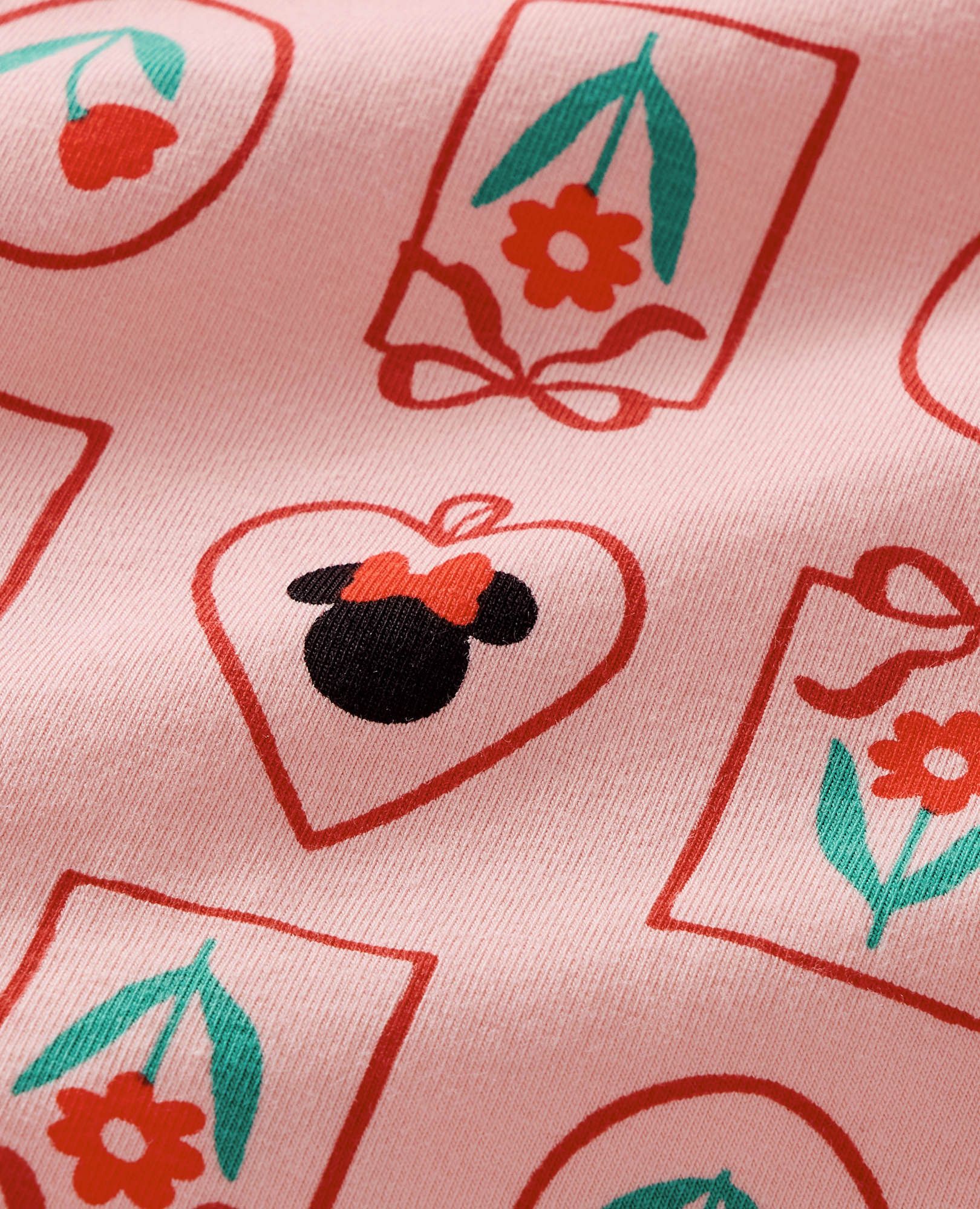 Disney Minnie Mouse Valentine's Long Sleeve Skater Dress with Pockets - Image 2