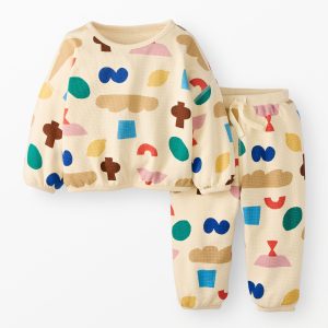 Long Sleeve Waffle Top & Pants Set