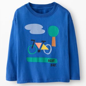Long Sleeve Relaxed Fit Graphic T-Shirt