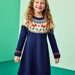 Holiday Dear Deer Sweater Dress