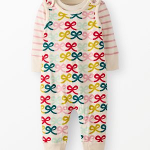 Baby Holiday Long Sleeve T-Shirt & Overalls Set