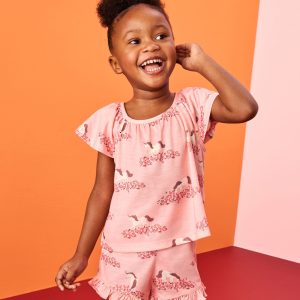 Flutter Sleeve Pajama Set