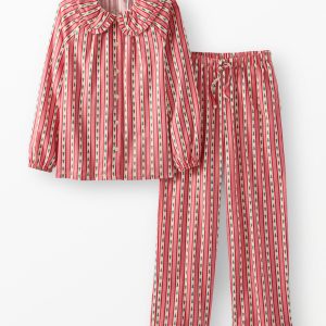 Women's Holiday HannaSoft? Flannel Ruffle Pajama Set