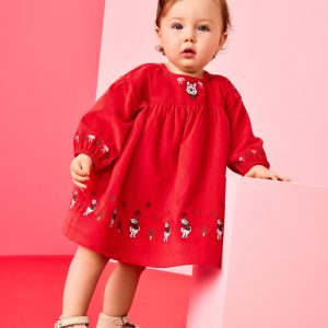 Baby Disney Winnie the Pooh Holiday Corduroy Dress