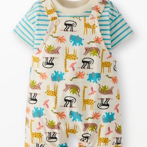 Baby Classic Fit T-Shirt & Shortalls Set