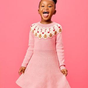 Holiday Fair Isle Sweater Dress