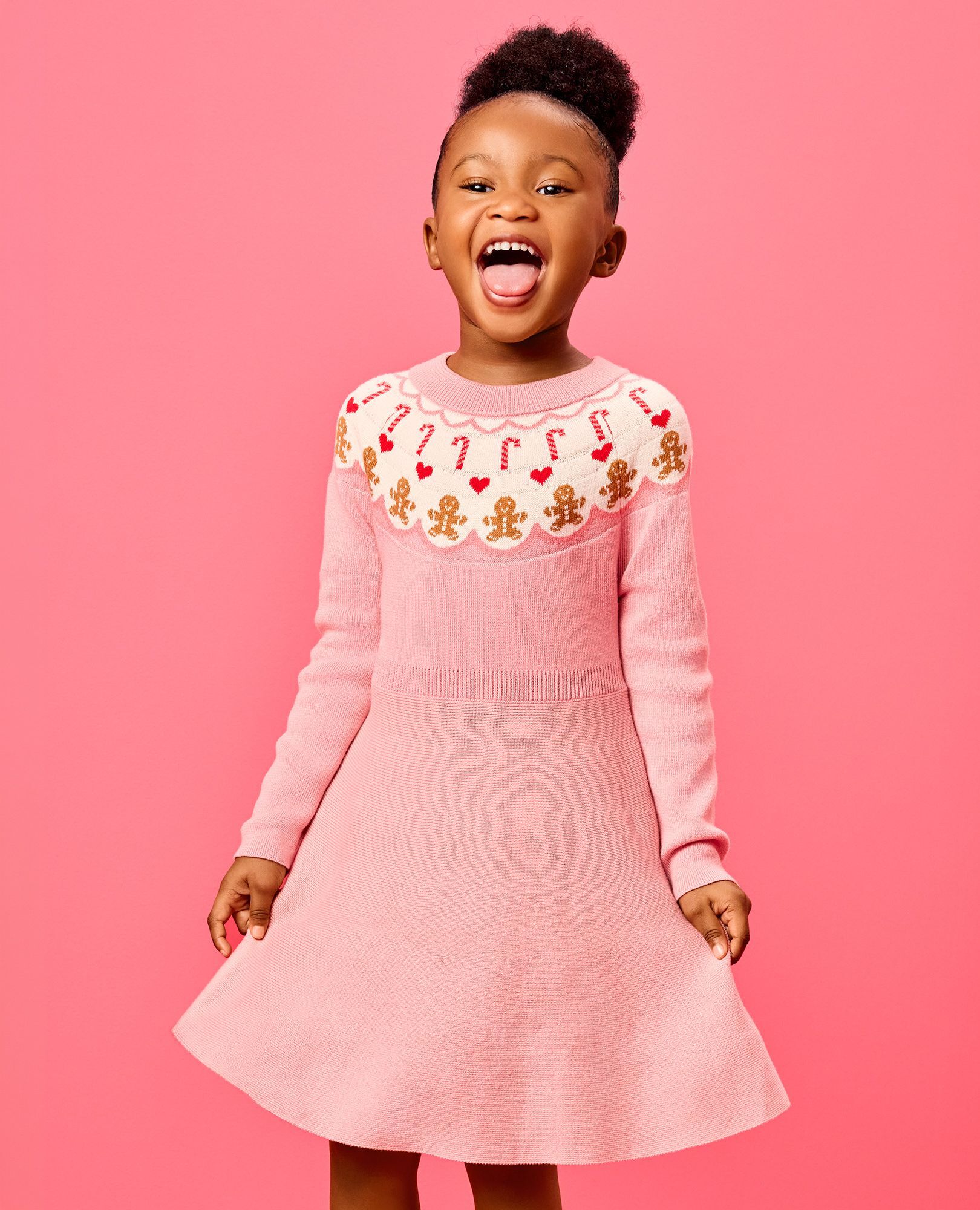 Holiday Fair Isle Sweater Dress