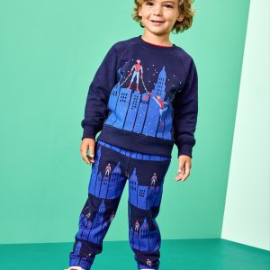 Marvel Spider-Man French Terry Sweatshirt & Sweatpants Set
