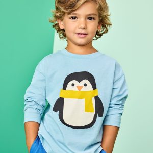 Holiday Long Sleeve Relaxed Fit Graphic T-Shirt