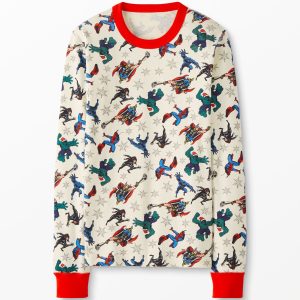 Adult Marvel Avengers Holiday HannaJams? Pajama Top