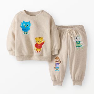 Daniel Tiger Oversized French Terry Sweatshirt & Sweatpants Set