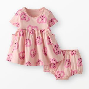 Baby Pocket Dress & Bloomers Set