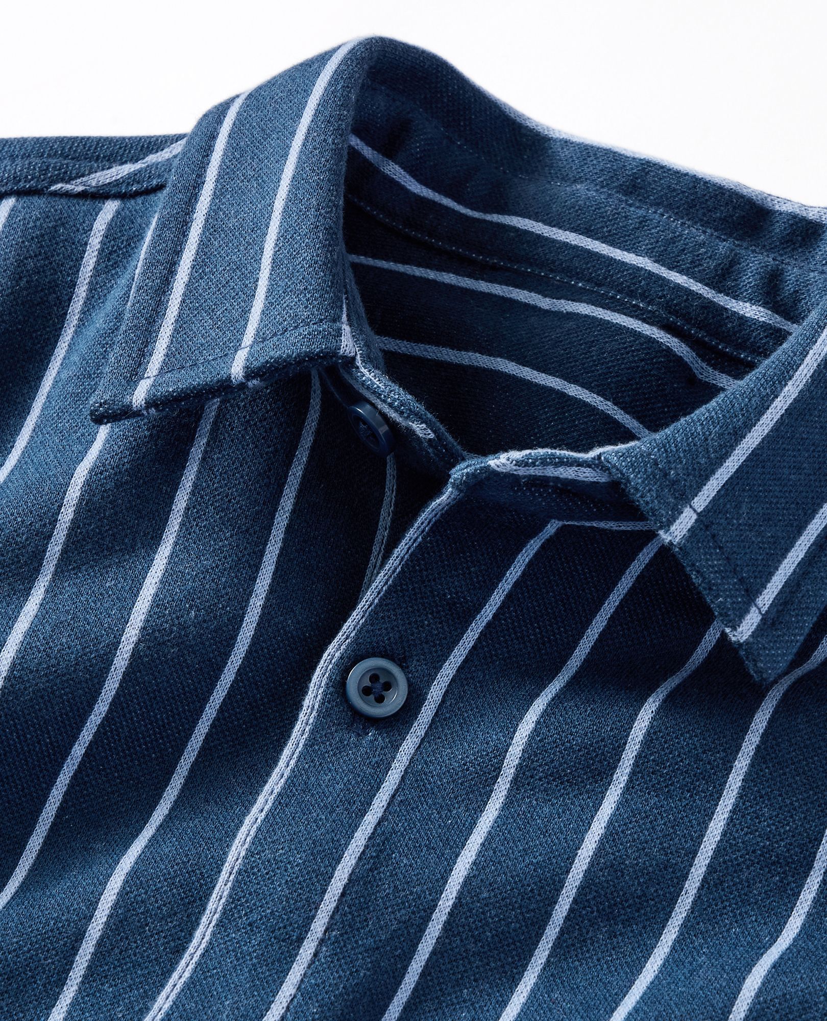 Relaxed Fit Jacquard Button Up Shirt - Image 2