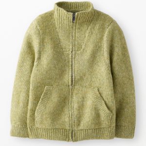 Heathered Zip Up Sweater