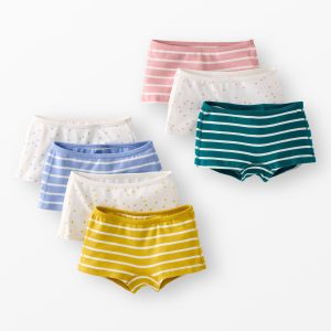 7-Pack Organic Cotton Girl Short Underwear