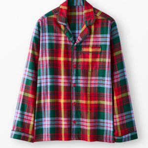 Adult Holiday Flannel Pajama Top
