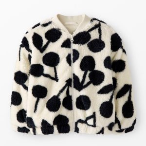 Marshmallow Fleece Bomber Jacket