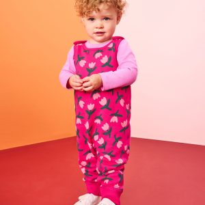 Baby French Terry Tee & Overalls Set